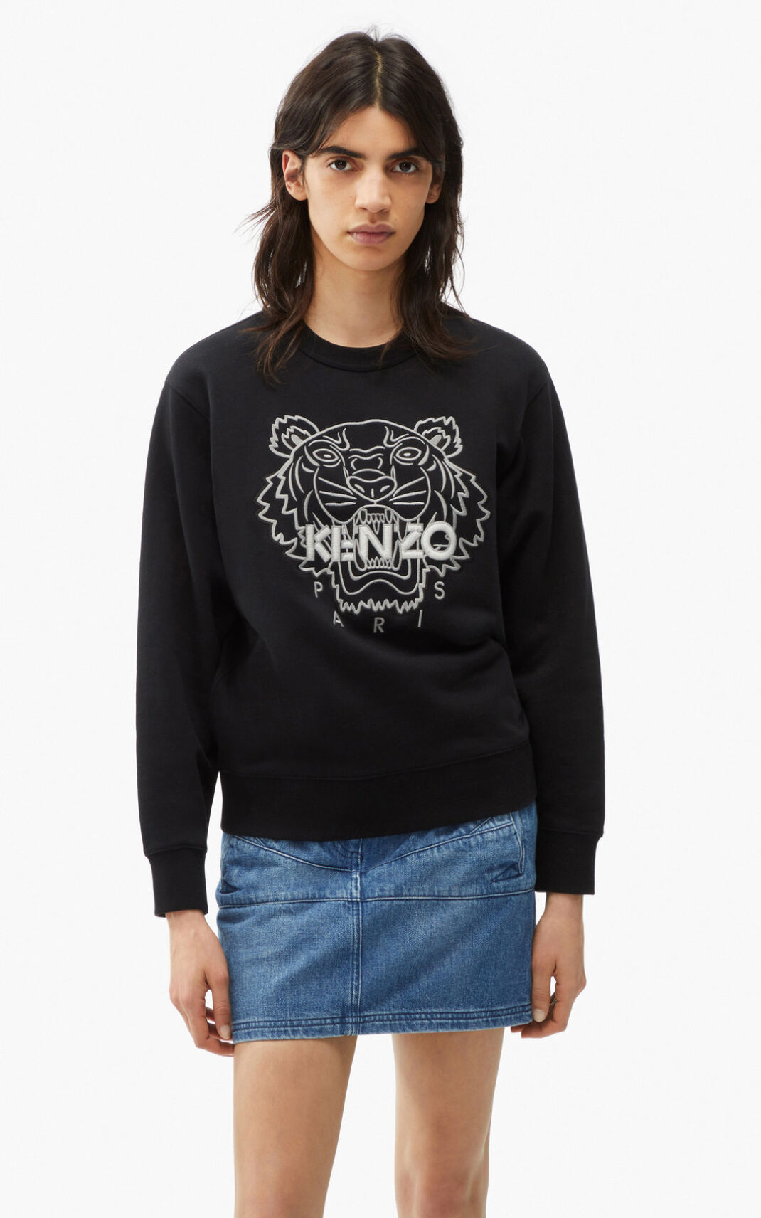 Sudadera negra orders kenzo